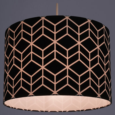20cm H Cotton Drum Pendant Shade ( Uno )