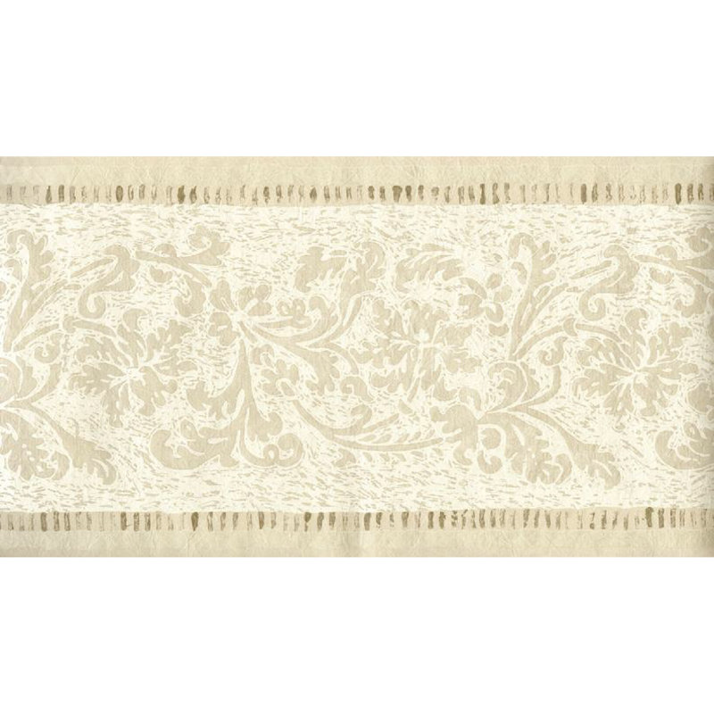 Bordure de papier peint à volutes Acanthus - L 15 pi x l 9,7 po