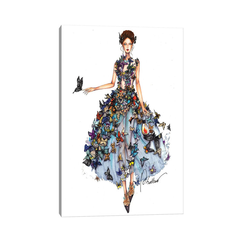 Robe papillon II, H 12 po x l 8 po x P 0,75 po