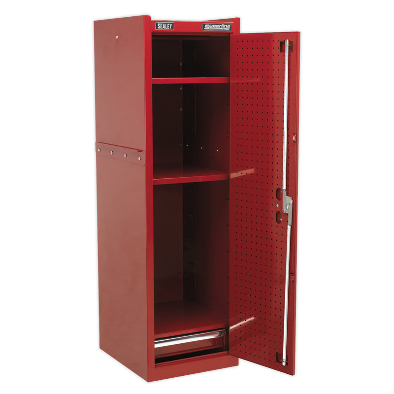 Metal 2 - Tier 39cm Home Locker, Red
