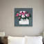 Impression sur toile florale et botanique, chalet / auberge et pastel, pour le salon-66448526