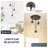 3 - Light Cluster Pendant Adjustable Farmhouse Clear Glass Shade Oil Rubbed Bronze