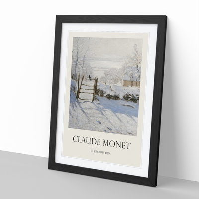 The Magpie by Claude Monet - Picture Frame Painting