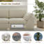 Canapé modulaire à assise profonde 78,8 po Cloud-671360628