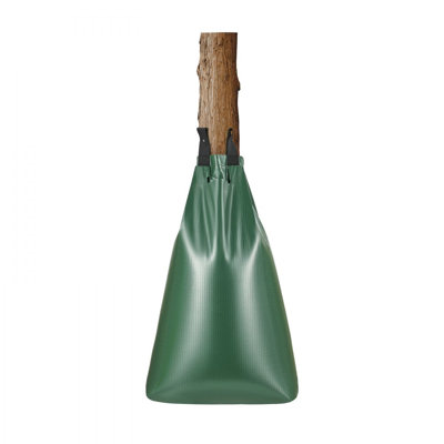 Sac d'arrosage pour arbres à libération lente 20 gallons, sacs d'eau pour arbres, sacs d'irrigation goutte à goutte avec fermeture à glissière, système d'arrosage durable pour un ciblage profond des racines