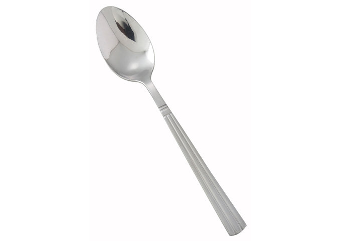 Winco Regency Stainless-Steel Dinner Spoon, Heavyweight, 8" (12 Pack)