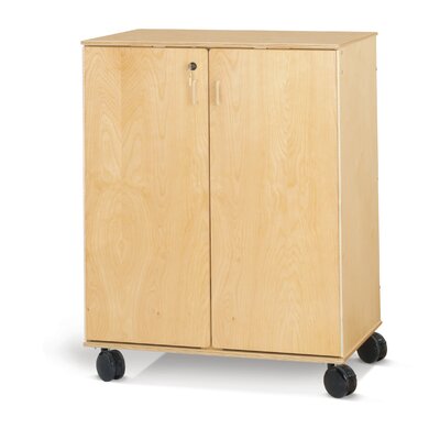 Jonti-Craft® 5 Compartment Classroom Cabinet with Wheels -  9510JC