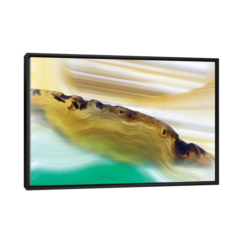 « level xi », impression sur toile, H 18 po x l 26 po x P 1,5 po, Toile avec cadre noir, Pas de tapis