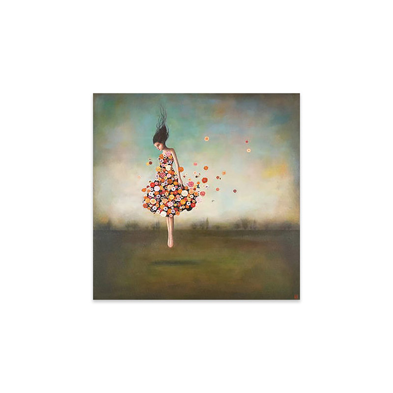 «Boundlessness in Bloom» par Duy Huynh - peinture sans cadre, H 36 po x l 36 po x P 0,25 po
