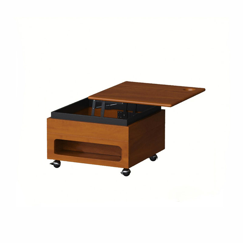 23.62"Brown Solid Wood Boxwood Coffee Table