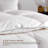 Babb 750 FP All Seasons Feathers Down Comforter, Ultra-Soft Egyptian-Quality Cotton Fabric, White-1747155143