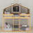 Twin Over Twin Wood Bunk Bed With Tent-680867680