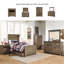 Lit standard simple en bois massif avec rangement Ensey Tara-87376278