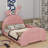 Twin Size Upholstered Rabbit-Shape Princess Bed-114344389