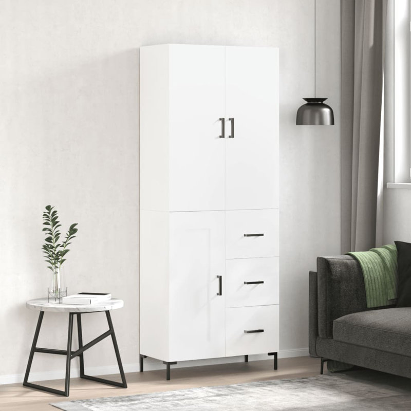 69.5cm Sideboard, White