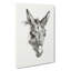 The Sketch Of A Donkey by Jean Bernard - Wrapped Canvas Print-55359214
