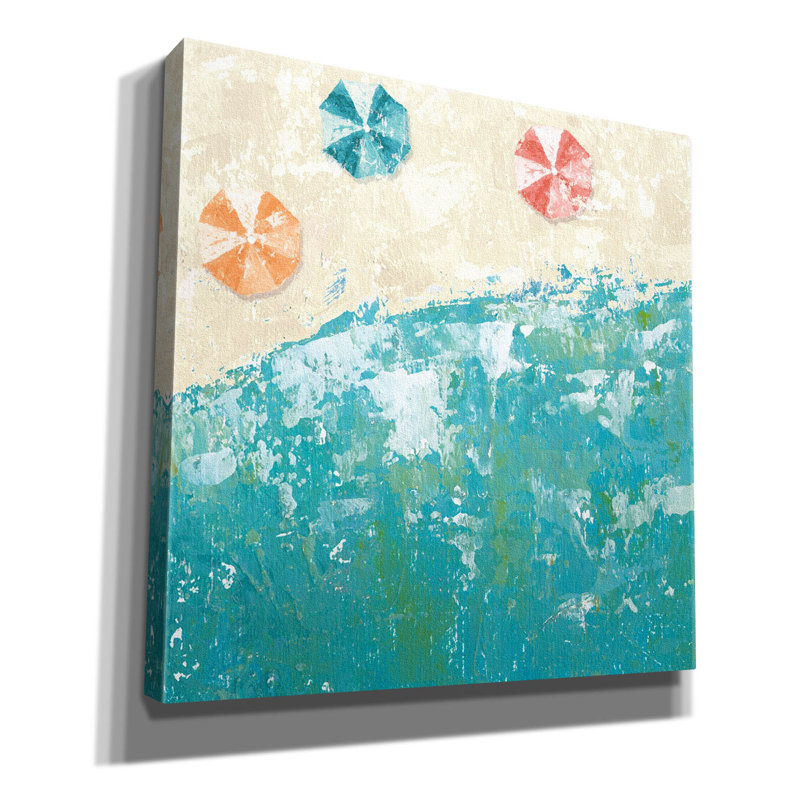 «Beach Days» par Sarah Adams, H 26 po x l 26 po x P 1,5 po