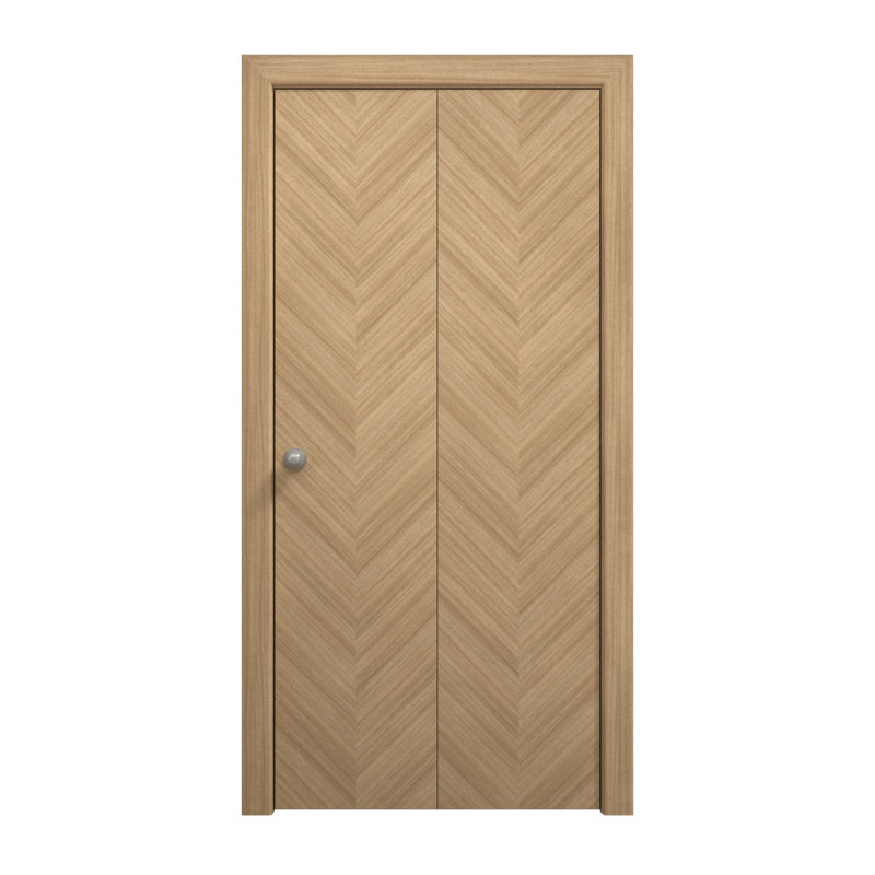 Portes coulissantes pliantes pour garde-robe | Ego 5005 | Ensemble de quincaillerie pour moulures robustes | Portes de garde-robe de chambre en bois massif
