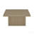 Square Engineered Wood Cocktail Coffee Table, Latte