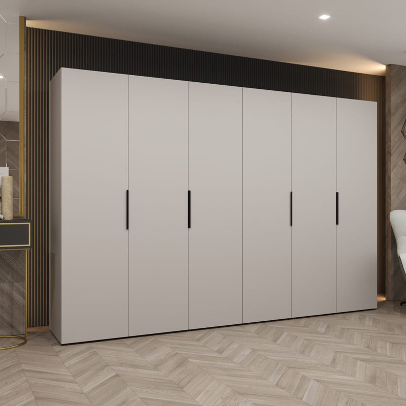 Stojadin Manufactured Wood Wardrobe, Cashmere