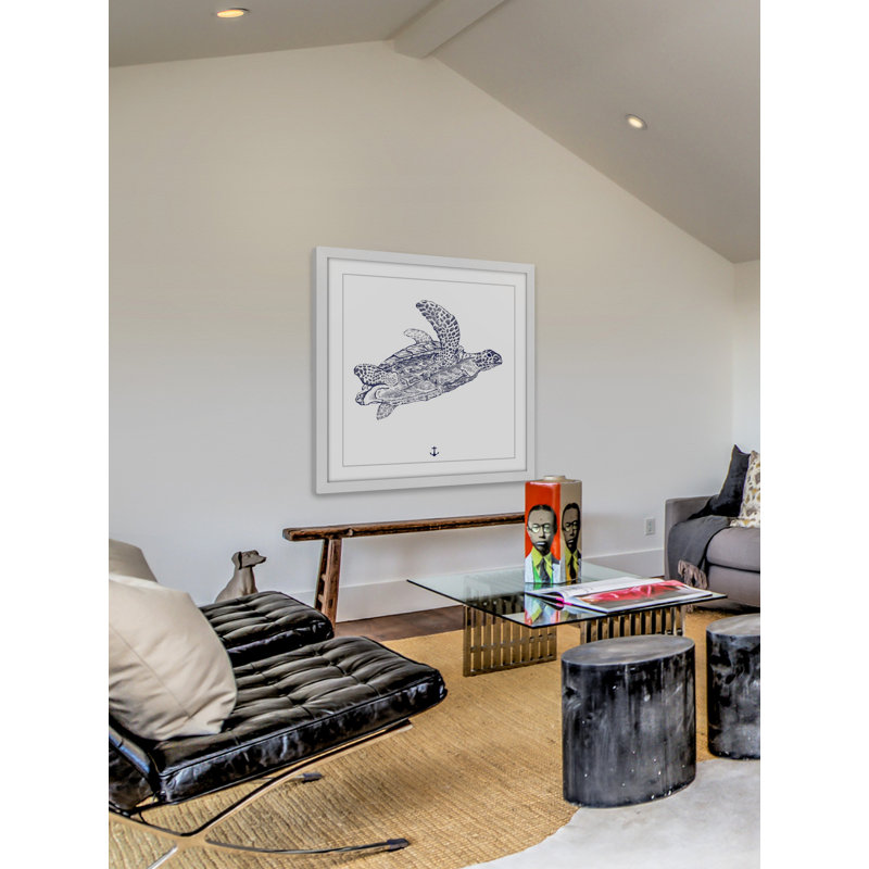 Turtle - Print on Canvas, 51cm H x 51cm W x 3.81cm D