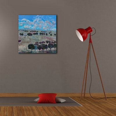  'Summer In Seppeltsfield' by Belinda Wilson Canvas Wall Art, 26" x 26"