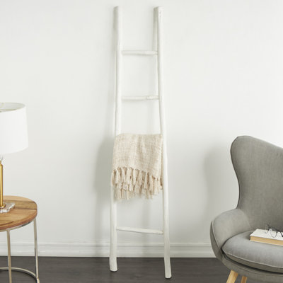 Antonitte 72.75'' Solid Wood Blanket Ladder