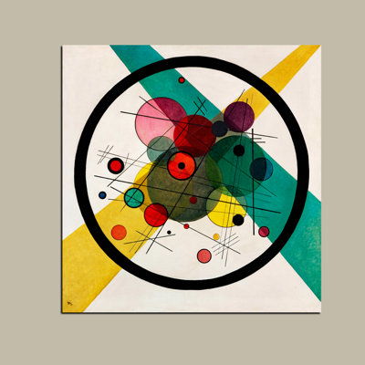 " Circles In A Circle " by Wassily Kandinsky