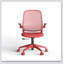 Chaise de bureau ergonomique avec dossier en maille, mousse intégrée, accoudoirs rabattables et capacité de charge de 159 kg pour une utilisation confortable à la maison ou au bureau.-1937169622-1937169623