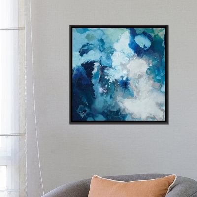 «Blue Flo», impression sur toile