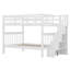 Lit superposé double en bois avec rangement-776046804