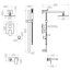 Bliss Complete Shower System with Rough-in Valve-1106782497