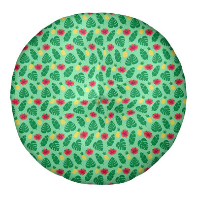 Coussin de sol touffeté rond Katelyn Elizabeth