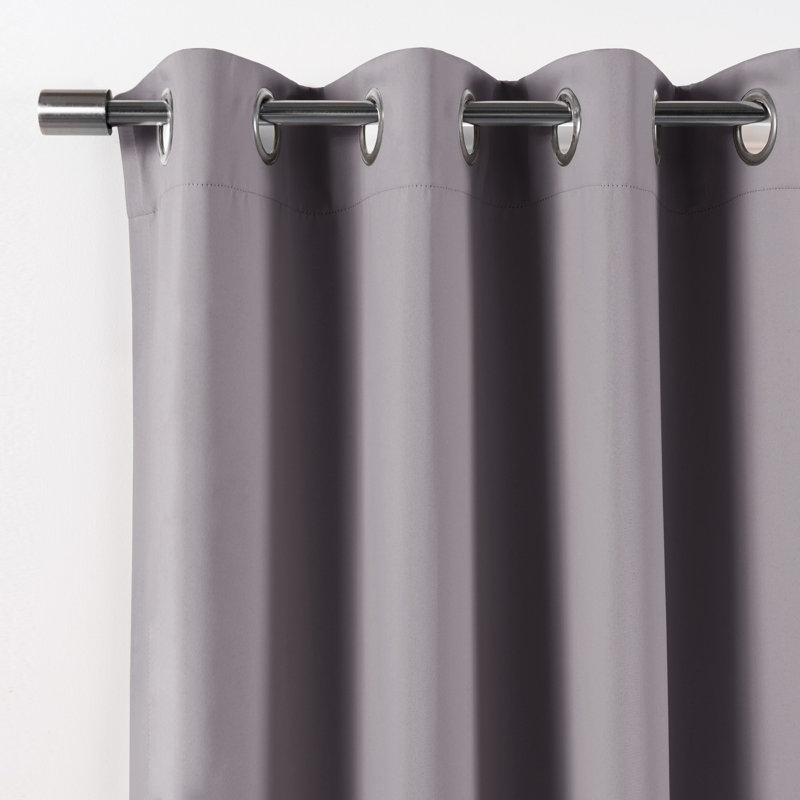 Schaeffer Blackout Sliding Panel Pair, 52" W x 84" L, Dove