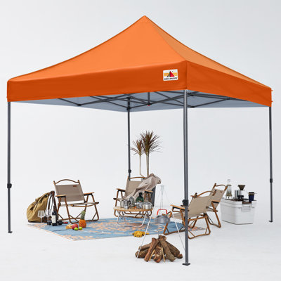 Commercial 10 Ft. W x 10 Ft. D Metal Pop-Up Canopy The Pop Up Canopies