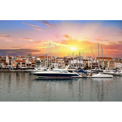 Heitman Spain Seafront - Wrapped Canvas Print