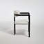 Ensemble de 2 chaises de salle à manger modernes rembourrées avec pieds en métal noir-125537199-125537198