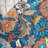 Rubylee Hand Tufted Wool/Cotton Floral Rug in Blue/Ivory-1124225284