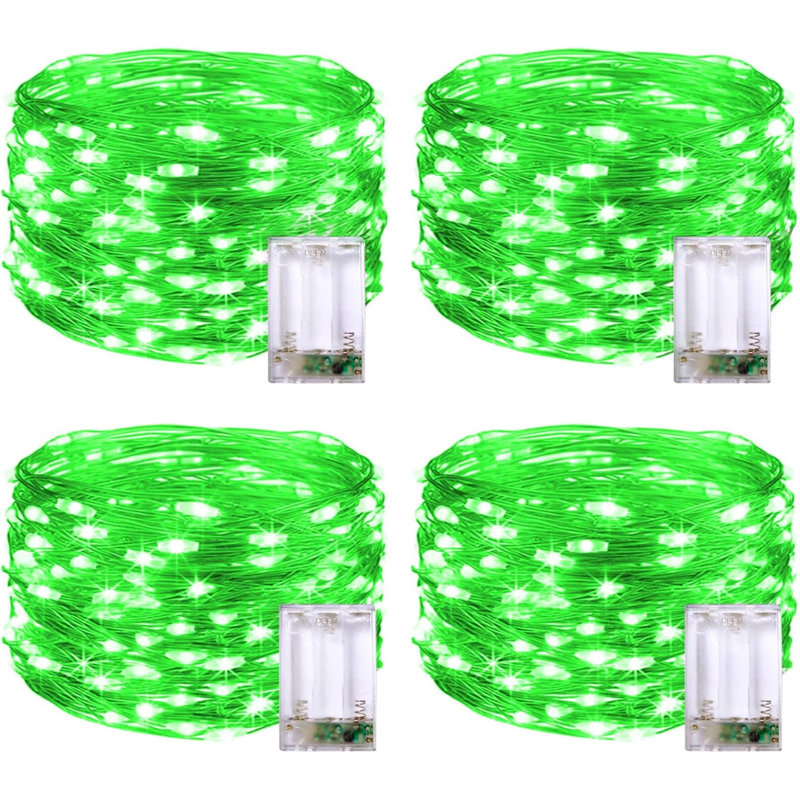 4 Pack 50 LED  Fairy Lights Battery Operated Christmas Fairy Lights Indoor Outdoor Waterproof For Bedroom Garden Party Decorations