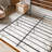 Queen Size Rustic Wood Headboard Platform Bed Frame, No Box Spring Needed
