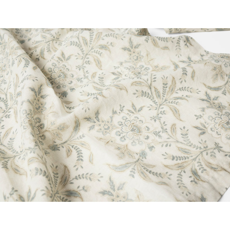 Marguerite Organic Print Napkin Set/4 20"X20", Natural w/ Gulf
