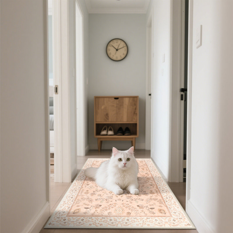 Tapis de salon Straub Large Floral Tranditional Rugs, Rectangulaire 2 pi x 3 pi