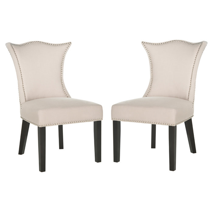 Chaise d'appoint Chauncy en taupe