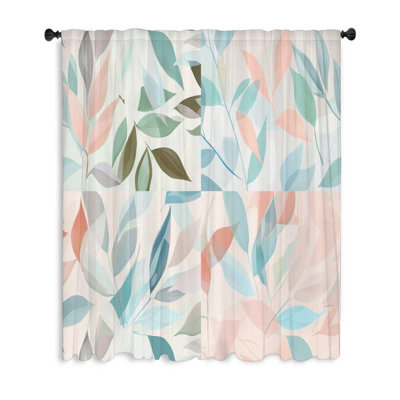 Zyesha Sheer Curtain Single Panel