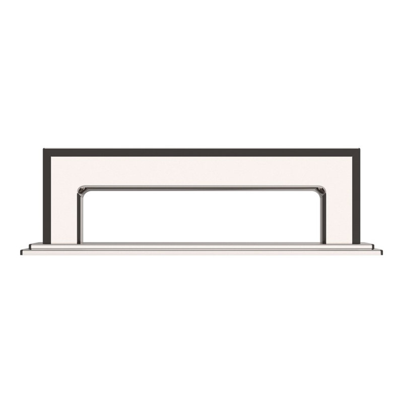 4940 Transitional Back Plate, Polished Nickel