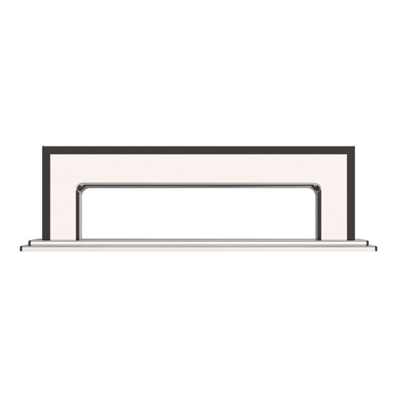 4940 Transitional Back Plate, Polished Nickel
