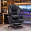 Fauteuil de jeu ergonomique avec accoudoirs réglables et repose-pieds rétractable-1378919956