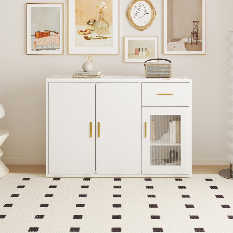 Armoire d'appoint Willieboy, Blanc