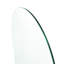 Venus 34 in. x 66.75 in. Frameless Arched Single Fixed Bath Panel-1486312915