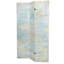 6 Ft. Tall Double Sided Rust Canvas Room Divider-1400110499